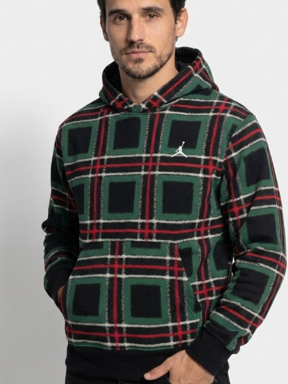 Nike Jordan Essentials Plaid Model FV7458-010 Mens Medium